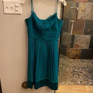 Teal cocktail dress